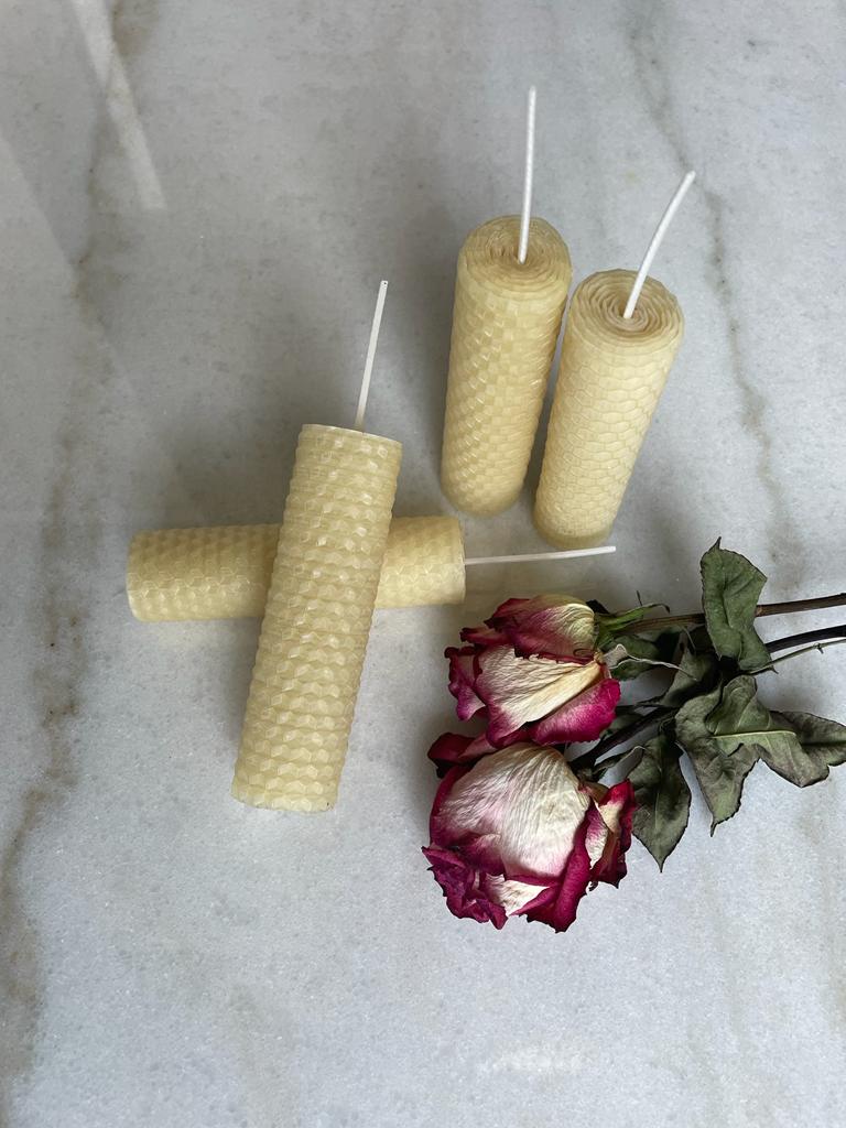 Organic Beeswax Tapers